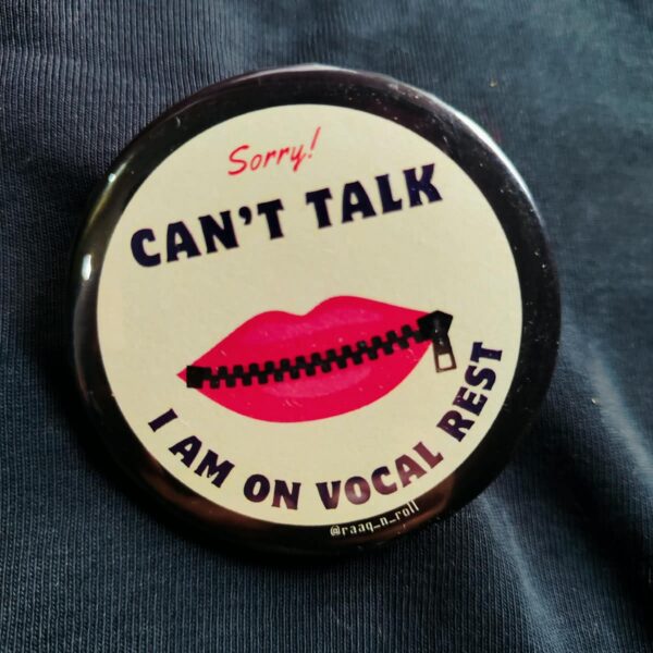 Zipped badge