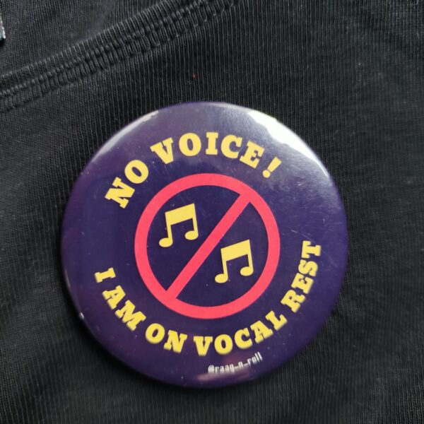 Vocal Rest badge